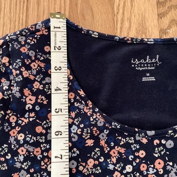 NWOT Isabel Maternity by Ingrid & Isabel M Floral Maxi Dress - Picture 7 of 13